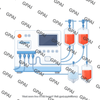 Automated bag filling system ares x20 with tubes and bags