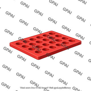 Rubber gasket bottom layer for hte kit 24 well