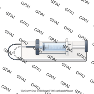 Syringe pump schematic top