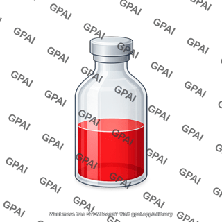 Serum bottle medium size