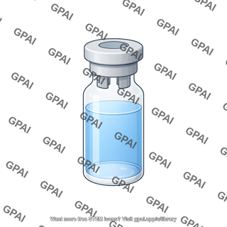 Lyophilization vial 10 ml full liquid