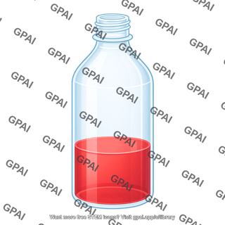Bottle medium size 12 liquid 967