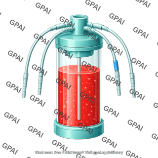 Cylindrical cell culture flask g rex 10m full liquid 173
