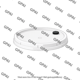 Plastic bucket lid
