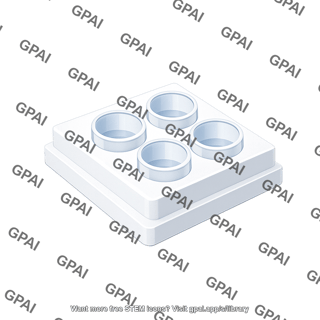 Well plate 4 wells 3d