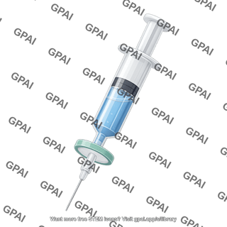 Syringe with liquid and filter
