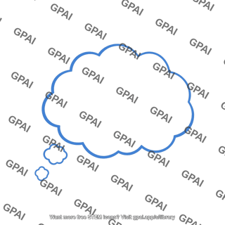 Speech bubble cloud 1