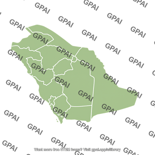 Saudi arabia map