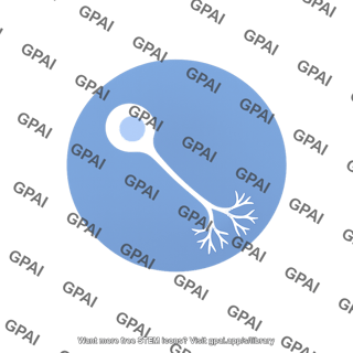 Neuron icon on circle symbol