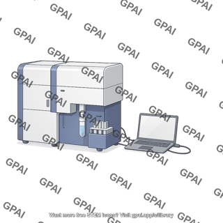 Flow cytometer bd lsr connected with laptop