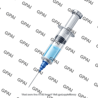 Syringe prefilled single chambered 1 2 liquid editable needle