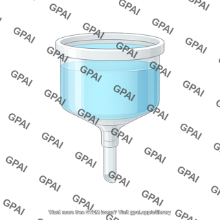 Filtration funnel 250ml full liquid