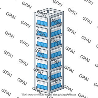 Liquid nitrogen freezer rack