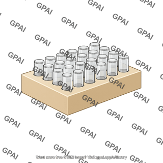 Vial rack for hte kit 24 well 964