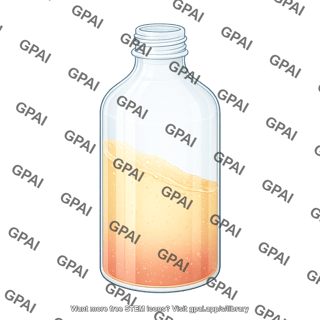 Bottle filling with draining fluid