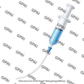 Syringe with tube