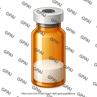 Lyophyilisation vial amber 10ml post lyophilisation