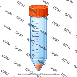 Falcon tube 50 ml with cell pellet and cap