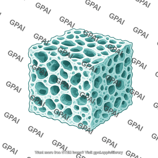 Macroporous scaffold 3d irregular pores extra small