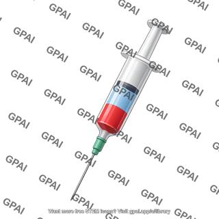 Syringe with 2 liquids