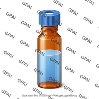 Autosampler vial amber