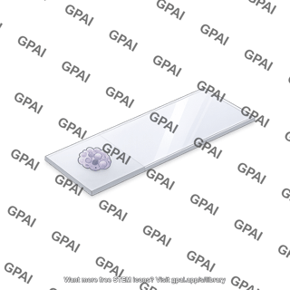 Microscope slide frosted
