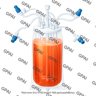 Single use bioreactor cellvessel 13l full liquid 519