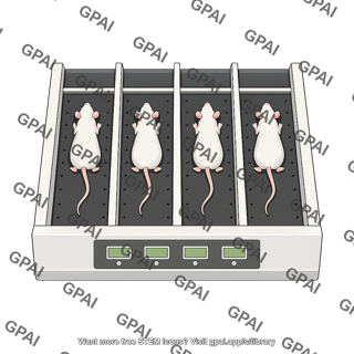 Rodent treadmill exer 3 6 top view with rats
