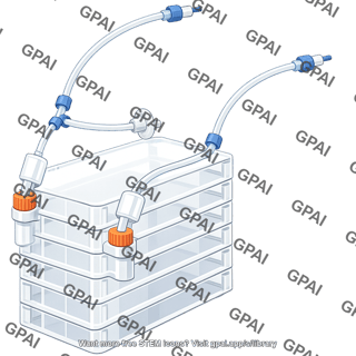 Layered cell culture vessel hyperstack 12 39