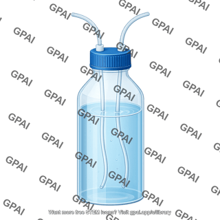 Bottle large size with tubes 200