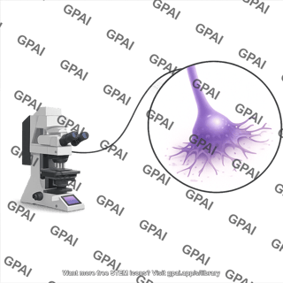 Neuronal growth cone callout from confocal microscopy