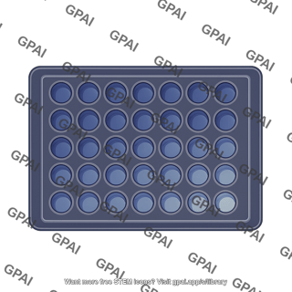 Well plate generic top view