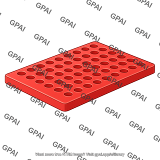 Rubber gasket top layer for hte kit 96 well 698