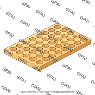 Top plate for hte kit 24 well