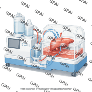 Normothermic perfusion system organox metra with liver 104