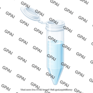 Microtube 15 ml 3d with liquid 623