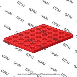 Rubber gasket top layer for hte kit 24 well