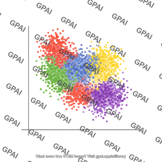 Umap plot on axis
