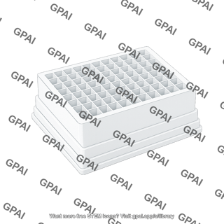 Well plate 96 wells 3d deep square