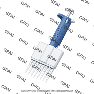 Pipette angled multichannel