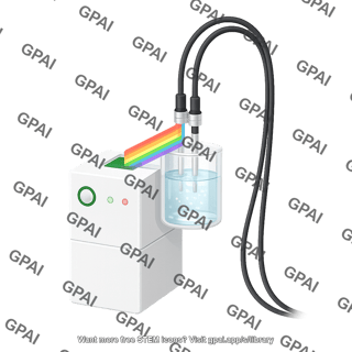 Fiber optic dissolution spectrometer rainbow r6 112