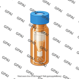 Autosampler vial with insert