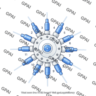 Microfludic distribution valve mux elveflow 693