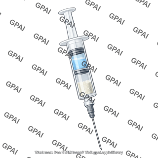 Syringe prefilled dual chamber with lyophilized drug 945