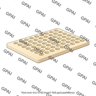 Bottom plate for hte kit 96 well 285