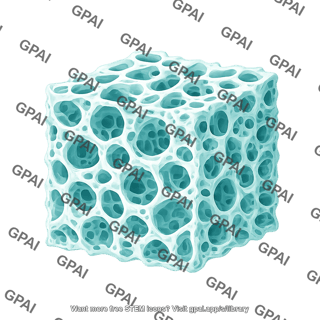 Macroporous scaffold 3d irregular pores small