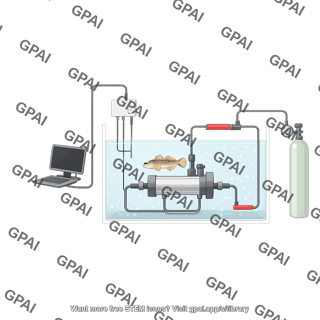 Aquatic experiment setup with code goby