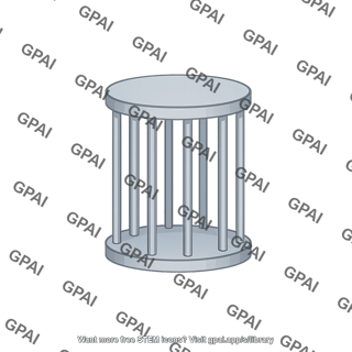 Rodent cage cylindrical