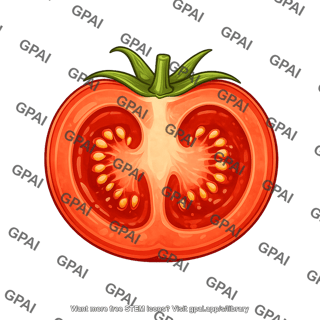 Tomato fruit half