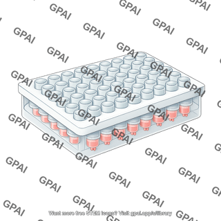 Transwell permeable well plate 96 wells cover